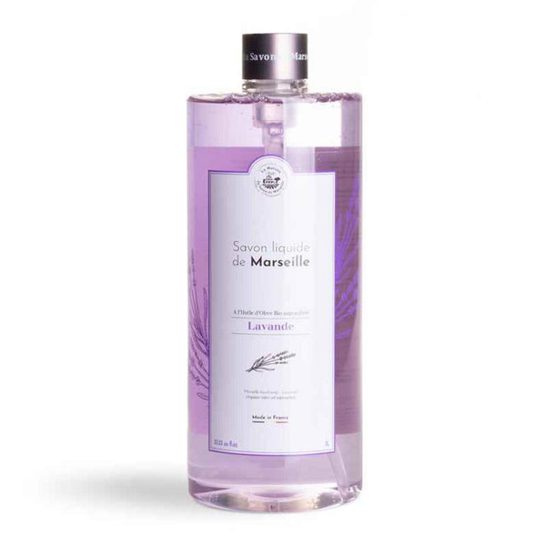La Maison du Savon de Marseille MARSEILLE LIQUID SOAP 1L - Lavender?without pump?  Fixed Size