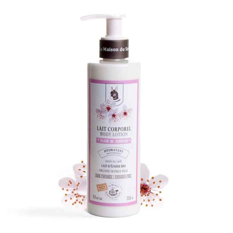 La Maison du Savon de Marseille French Made Body Milk - Donkey milk and cherry blossom 250ml  Fixed Size