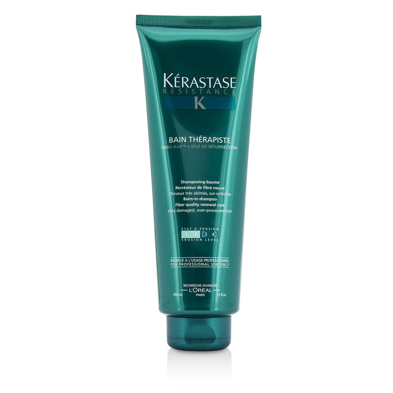 Kerastase Resistance Bain Therapiste Balm-In -Shampoo Fiber Quality Renewal Care (For Very Damaged, Over-Porcessed Hair) 