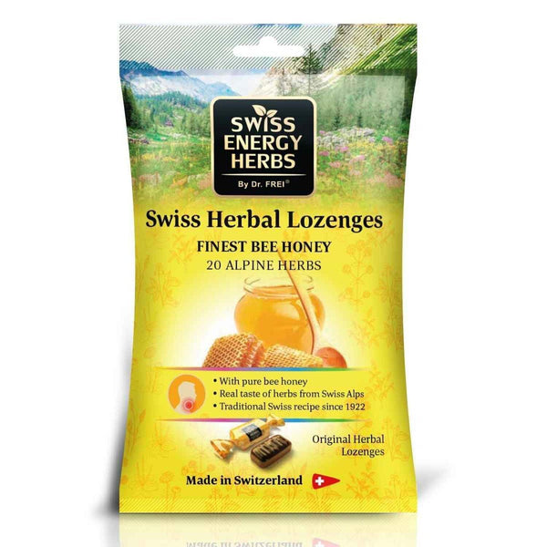 SWISS ENERGY Herbal Lozenges - 20Herbs + Honey  75g