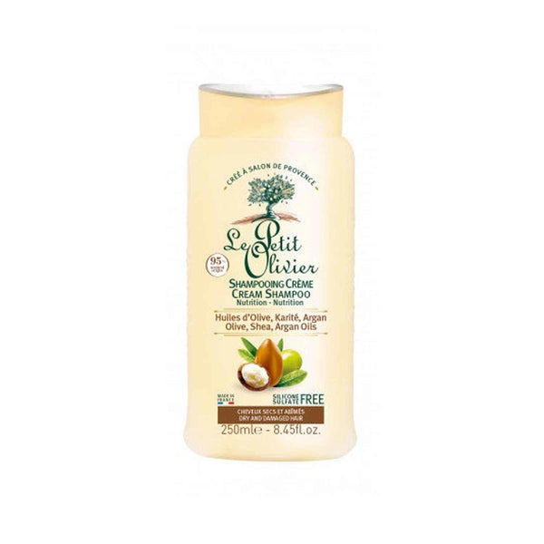Le Petit Olivier Olive, Shea, Argan Oils Cream Shampoo - Dry & Damaged Hair 250 ml  Fixed Size