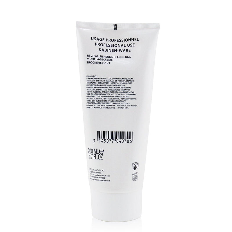 Academie Nourishing & Revitalizing Modelling Cream (Salon Size, For Dry Skin) 