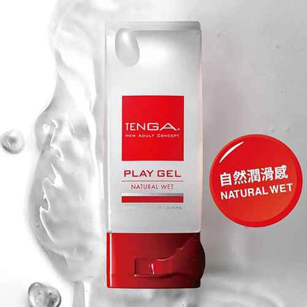 TENGA TENGA PLAY GEL NATURAL WET (RED) lubricant lotion lube  Fixed Size
