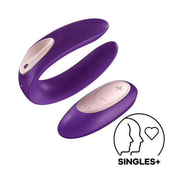 Satisfyer Double Plus Remote G-Spot And Stimulate Vibatior  Fixed Size