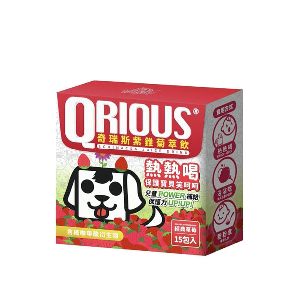 QRIOUS? QRIOUS? Echinacea Juice Drink - Strawberry  Fixed Size
