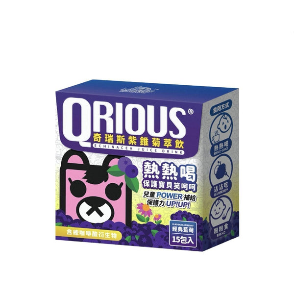 QRIOUS? QRIOUS? Echinacea Juice Drink - Blueberry  Fixed Size