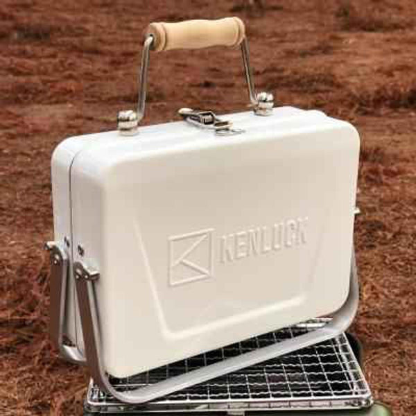 KENLUCK Mini Portable Grill | KENLUCK Mini Grill  WHITE - Fixed S