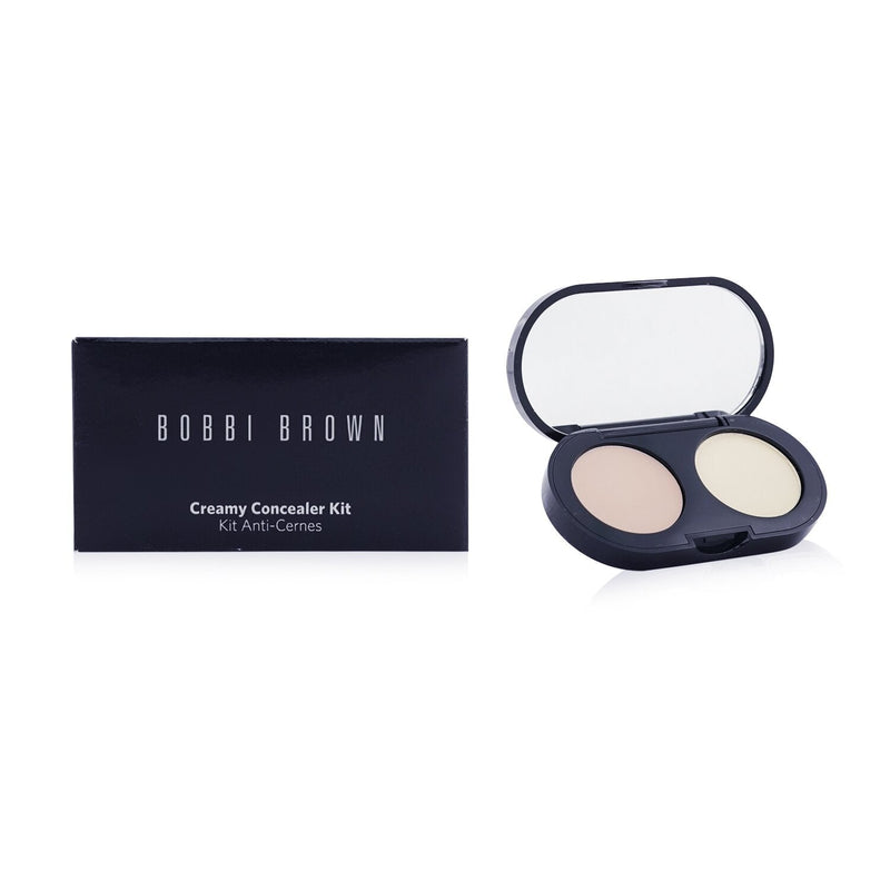 Bobbi Brown New Creamy Concealer Kit - Ivory Creamy Concealer + Pale Yellow Sheer Finish Pressed Powder  3.1g/0.11oz
