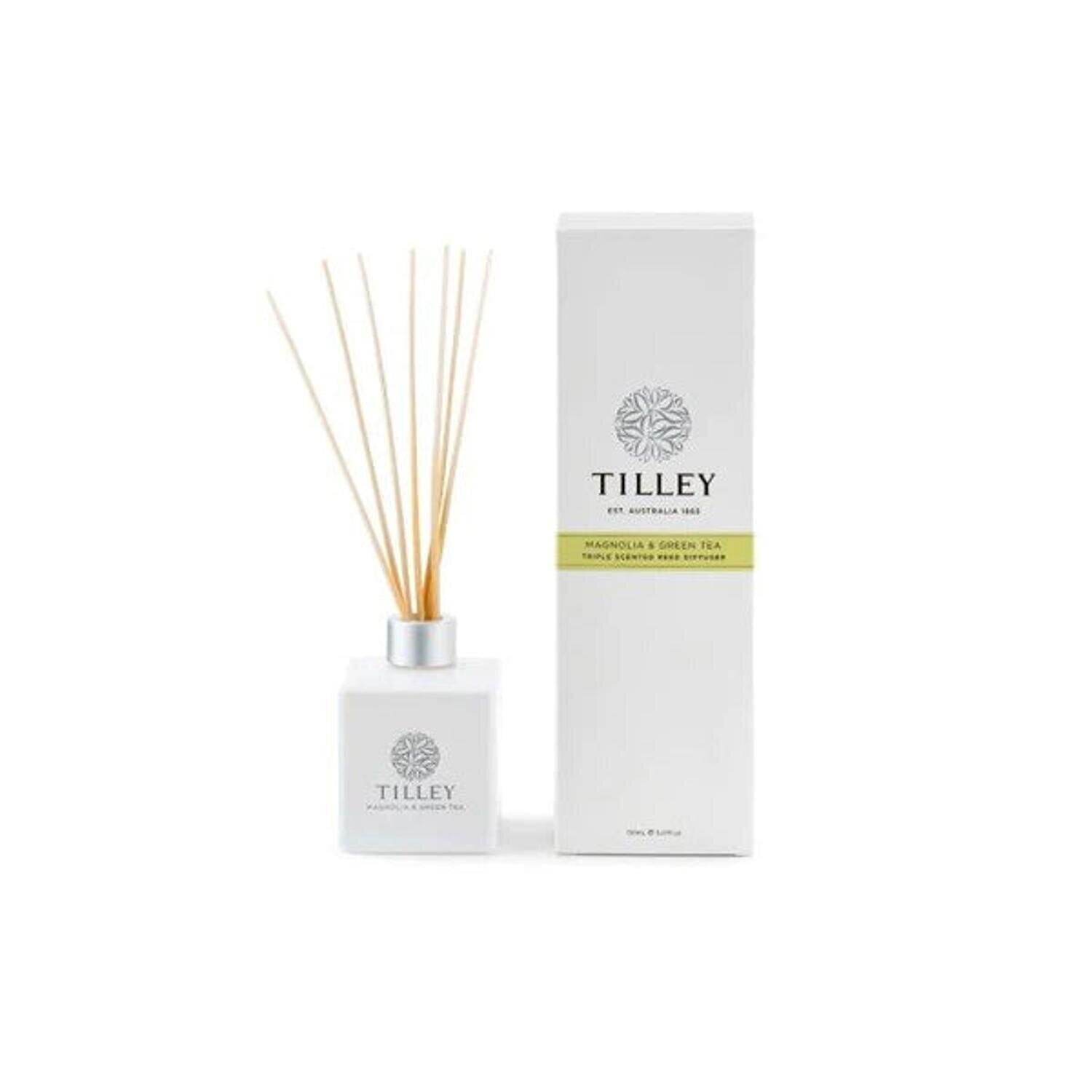 TILLEY TILLEY -Magnolia & Green Tea Aromatic Reed Diffuser 150ml Fixed ...