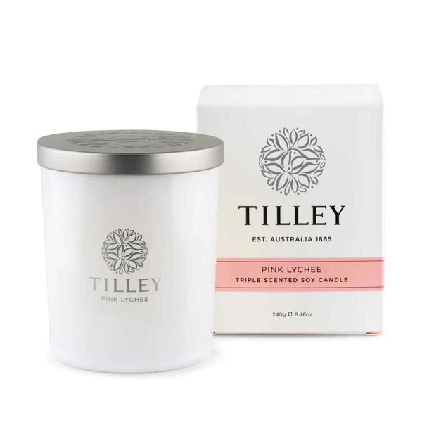 TILLEY TILLEY -Pink Lychee Soy Candle 240G  Fixed size