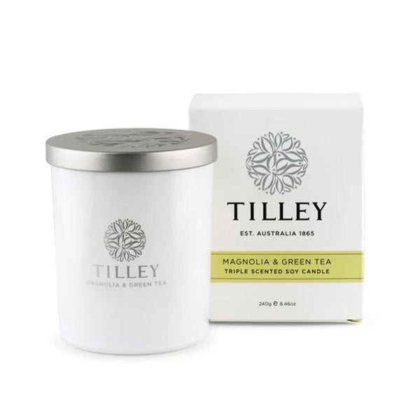 TILLEY TILLEY -Magnolia & Green Tea Soy Candle 240G  Fixed size