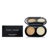 Bobbi Brown New Creamy Concealer Kit - Warm Natural Creamy Concealer + Pale Yellow Sheer Finish Pressed Powder  3.1g/0.11oz