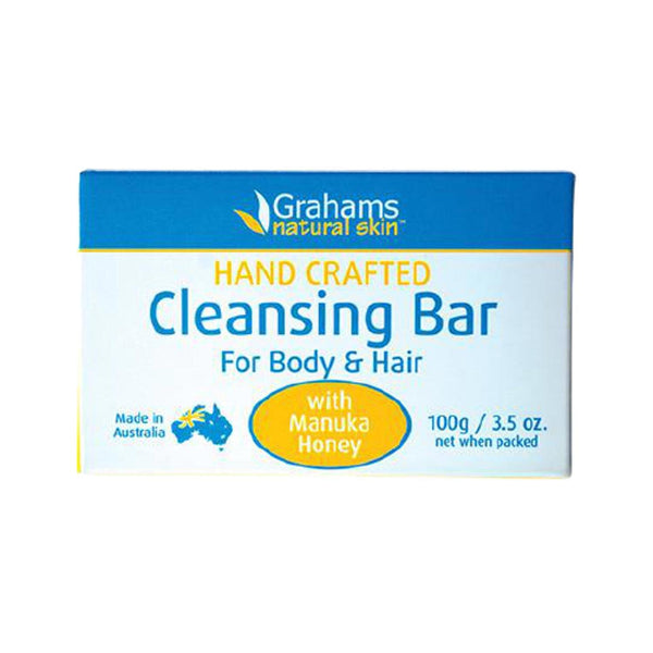 GRAHAMS NATURAL ALTERNATIVES Cleansing Bar For Body & Hair 100g  fixed - fixed s