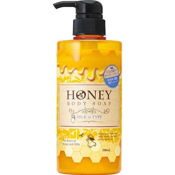 DAIICHI DAIICHI - Honey Body Soap (Milk-in Type) 500ml  Fixed Size