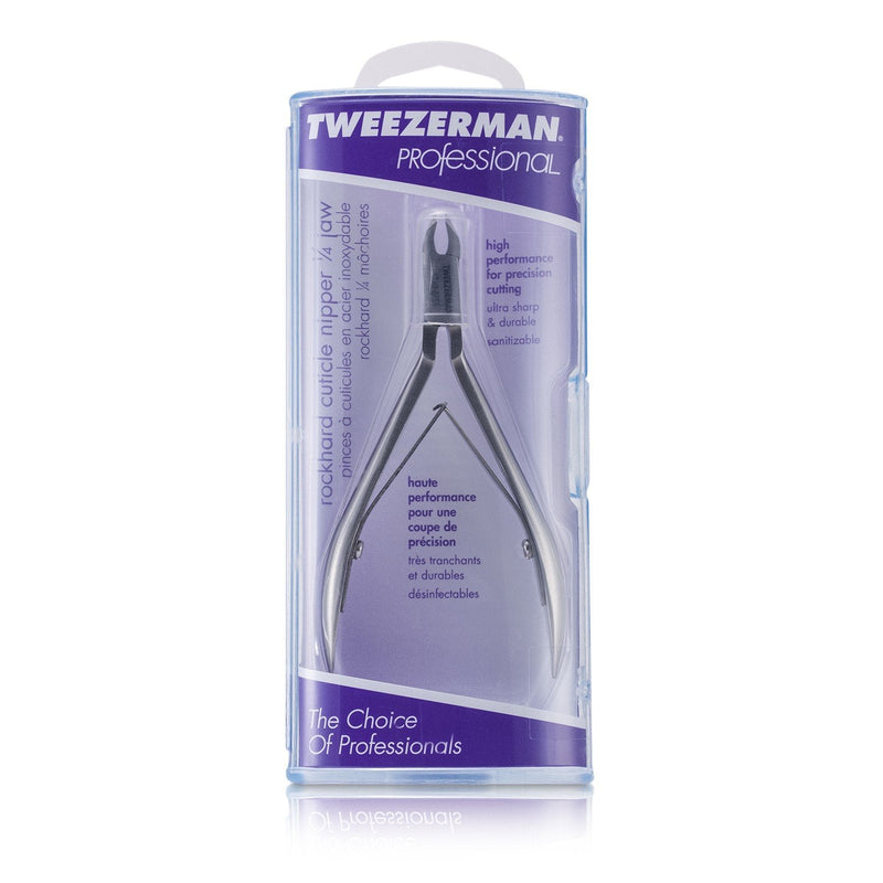 Tweezerman Professional Rockhard Stainless Cuticle Nipper - 1/2 Jaw