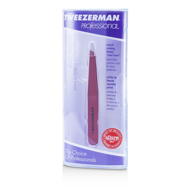 Tweezerman Professional Slant Tweezer - Neon Pink