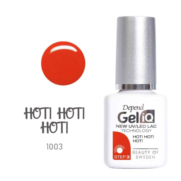 DEPEND COSMETIC Gel iQ UV/LED Polish - Hot! Hot! Hot! #1003  Fixed Size