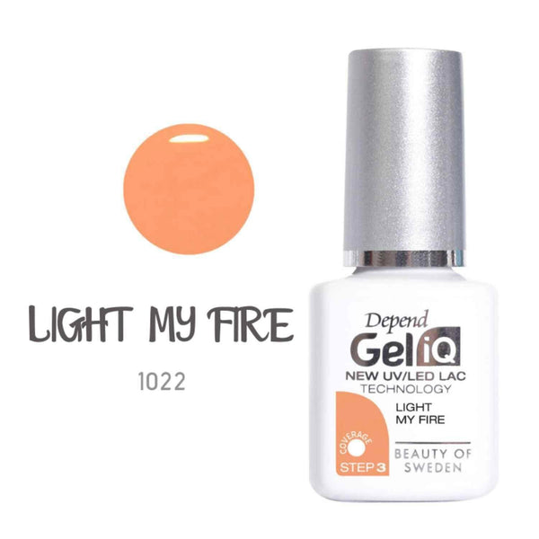 DEPEND COSMETIC Gel iQ UV/LED Polish - Light my Fire #1022  Fixed Size