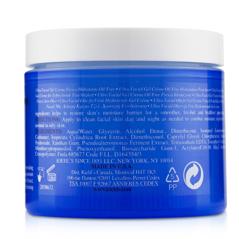 Kiehl's Ultra Facial Oil-Free Gel Cream - For Normal to Oily Skin Types  125ml/4.2oz