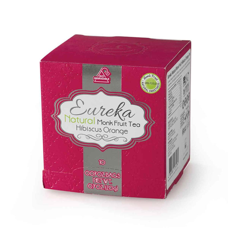 Eureka Natural Monk Fruit Hibiscus Orange Tea  2g x 10pcs