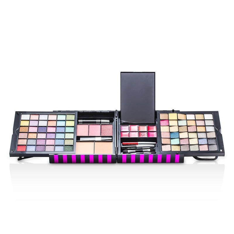 Cameleon MakeUp Kit 398: (72x Eyeshadow, 2x Powder, 3x Blush, 8x Lipgloss, 1x Mini Mascara, 6x Applicator)