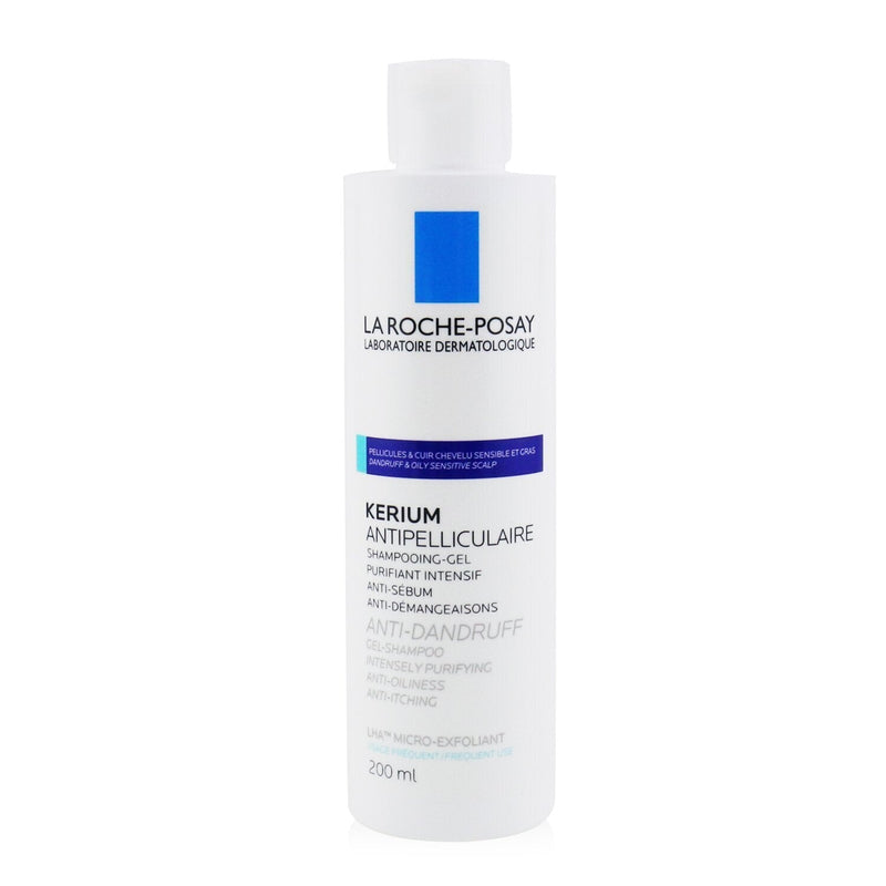 La Roche Posay Kerium Anti-Dandruff Micro-Exfoliating LHA Gel Shampoo (For Oily Scalp) 