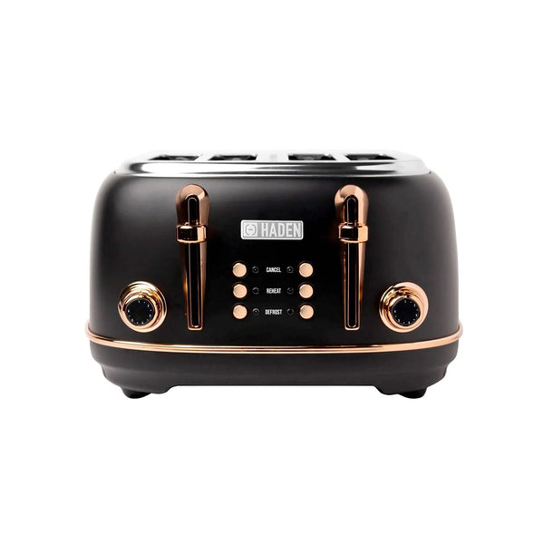 HADEN HADEN - Heritage (Special Edition) 4 Slice Toaster  (Black & Copper) - 205377 (Hong Kong plug with 220 Voltage)  Fixed Size