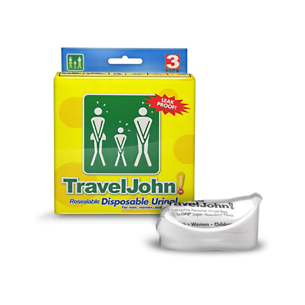 TRAVEL JOHN Disposable Urine Bag (3Pcs Per Bag)  Fixed Size