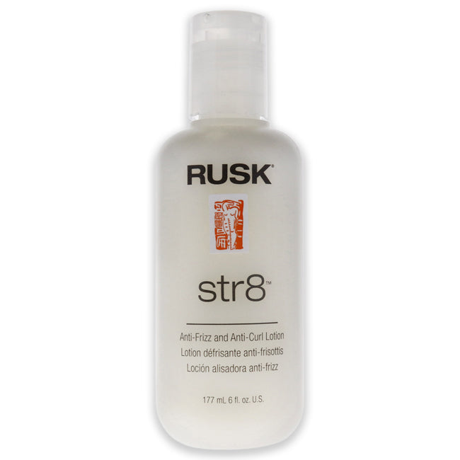 Rusk Str8 Anti-Frizz and Anti-Curl Lotion by Rusk for Unisex - 6 oz Lotion