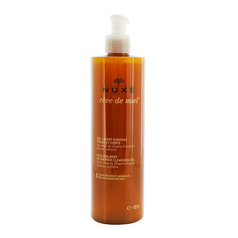 Nuxe Reve De Miel Face & Body Ultra-Rich Cleansing Gel (Dry & Sensitive Skin) 