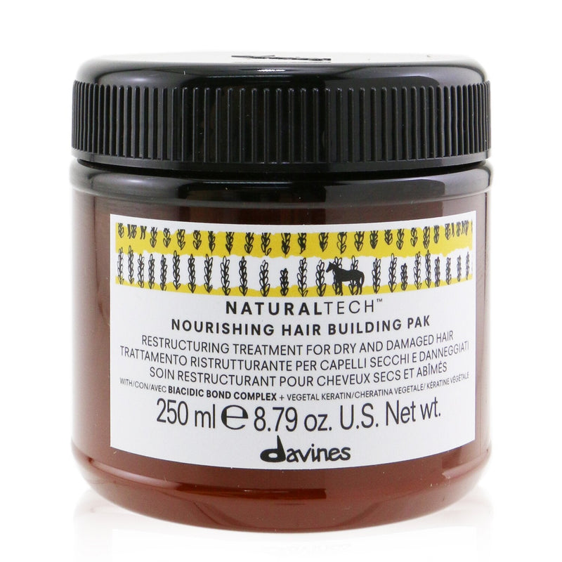 Davines Natural Tech Nourishing Hair Building Pak (For Dry, Damaged Hair)  250ml/8.79oz