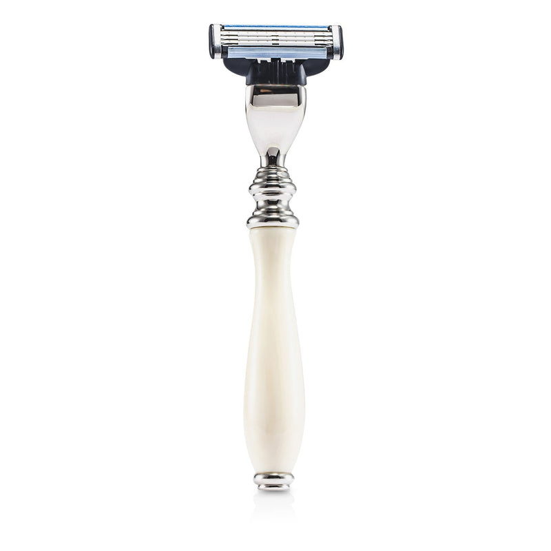 Truefitt & Hill Wellington Mach III Chrome Razor - Ivory 