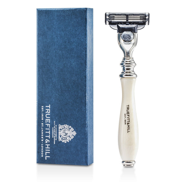 Truefitt & Hill Wellington Mach III Chrome Razor - Ivory 