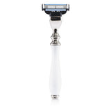 Truefitt & Hill Wellington Mach III Chrome Razor - Porcelain 