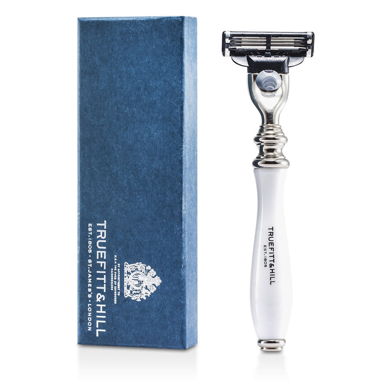 Truefitt & Hill Wellington Mach III Chrome Razor - Porcelain 