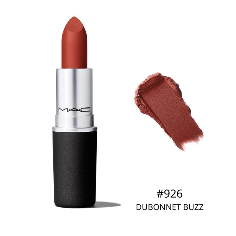 MAC Powder Kiss Lipstick No.926 DUBONNET BUZZ  1pc