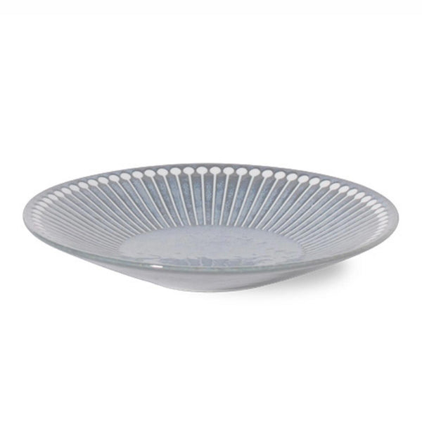 Minoro Touki Minoyaki Ultra Light 14.7CM Ceramic Dish (Gray)  Gray