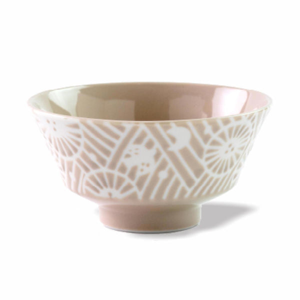 Minoro Touki Minoyaki KAFU 12.8CM Ceramic bowl (Apricot Brown)  Apricot Brown