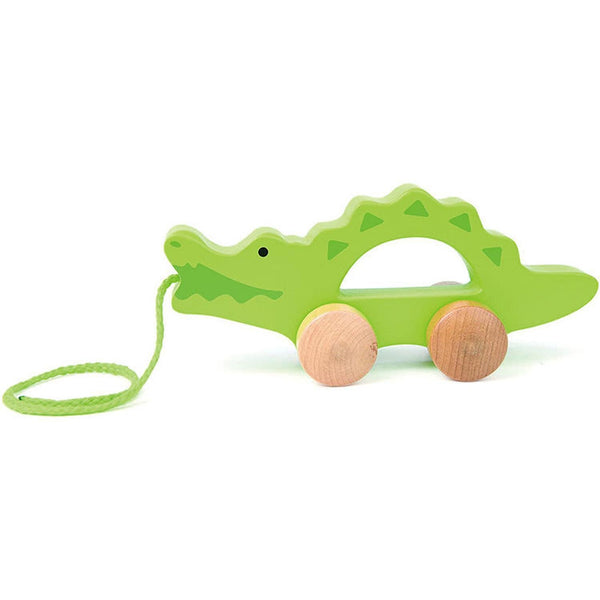 Hape Pull Toy - Crocodile  Fixed Size