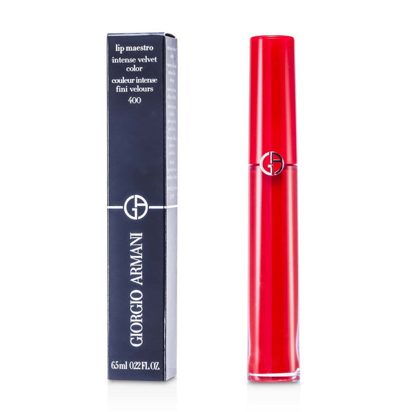 Giorgio Armani Lip Maestro Intense Velvet Color (Liquid Lipstick) - # 400 (The Red) 