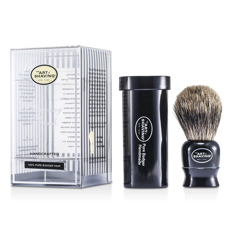 The Art Of Shaving Travel Pure Badger - Black 