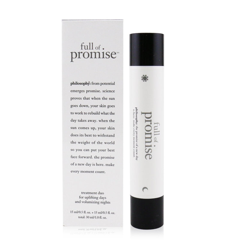 Philosophy Full Of Promise Treatment Duo For Uplifting Days & Voluminizing Nights 