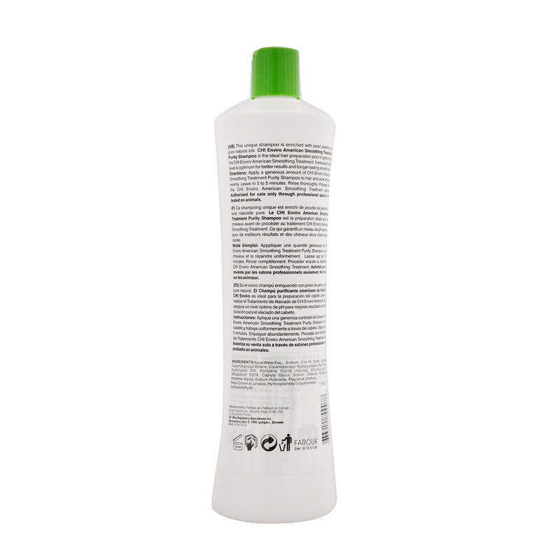 CHI Enviro American Smoothing Treatment Purity Shampoo 