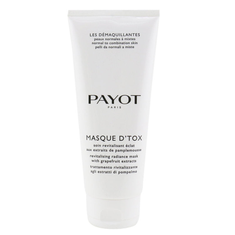 Payot Les Demaquillantes Masque D'Tox Detoxifying Radiance Mask - For Normal To Combination Skins (Salon Size) 