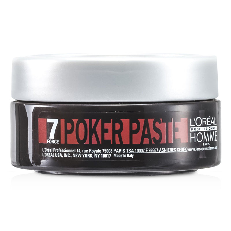 L'Oreal Professionnel Homme Poker Paste (Reworkable Compact Paste, Extreme Hold)  75ml/2.5oz