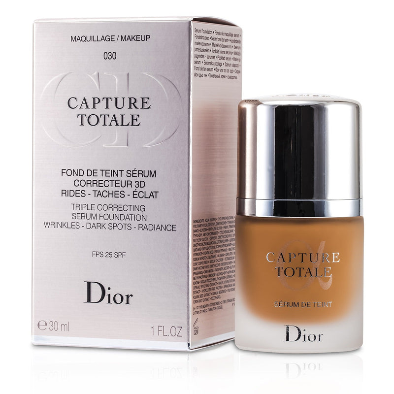 Christian Dior Capture Totale Triple Correcting Serum Foundation SPF25 - # 030 Medium Beige  30ml/1oz