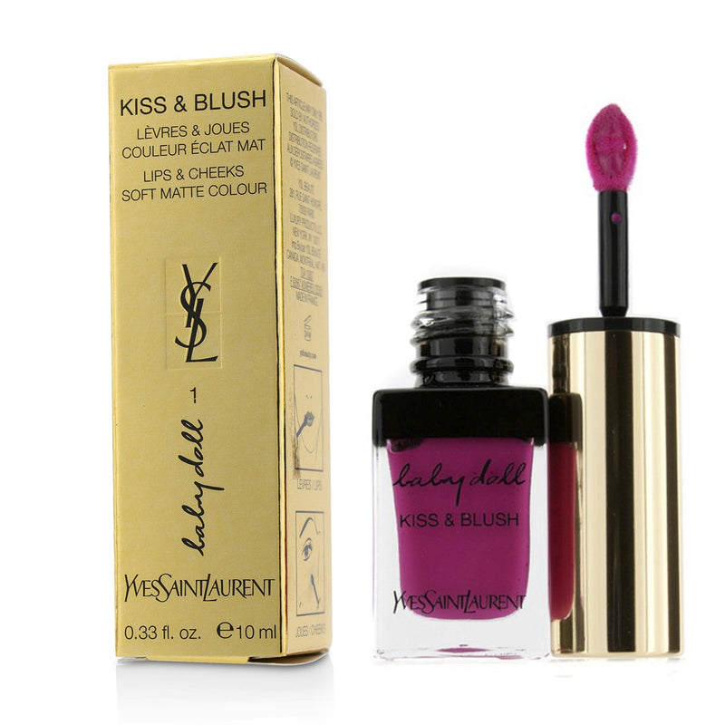 Yves Saint Laurent Baby Doll Kiss & Blush - # 01 Fuchsia Desinvolte 