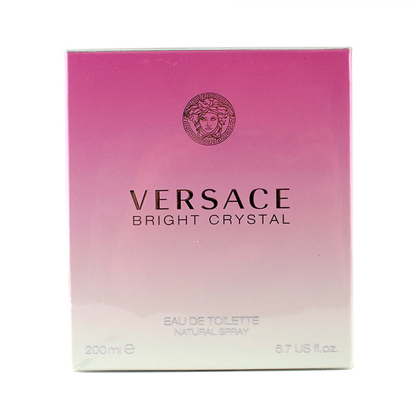 Versace Bright Crystal Eau De Toilette Spray 200ml/6.7oz