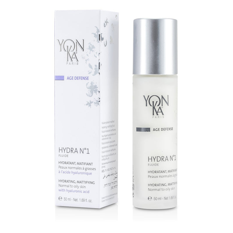 Yonka Age Defense Hydra No.1 Fluide With Hyaluronic Acid - Hydrating, Mattifying (Normal To Oily Skin) 