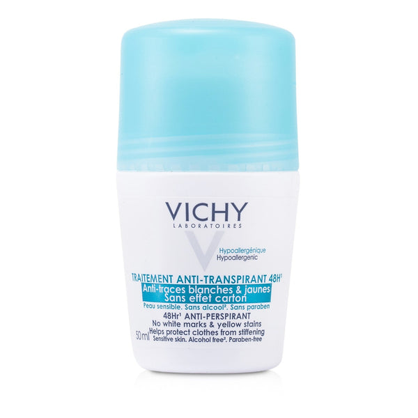 Vichy 48Hr Anti-Perspirant Roll-On - No White Marks & Yellow Stains (For Sensitive Skin)  50ml/1.69oz